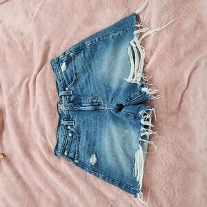 Madewell mid-length demin shorts